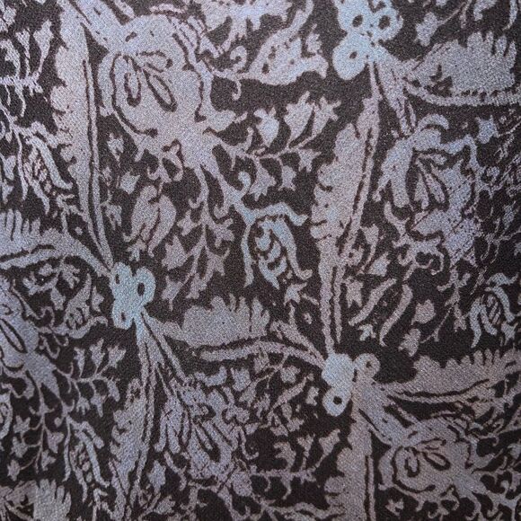 Gap 100% Silk Babydoll Camisole XL Brown Lace Trim Y2K Fairy Grunge Romantic - Picture 5 of 8